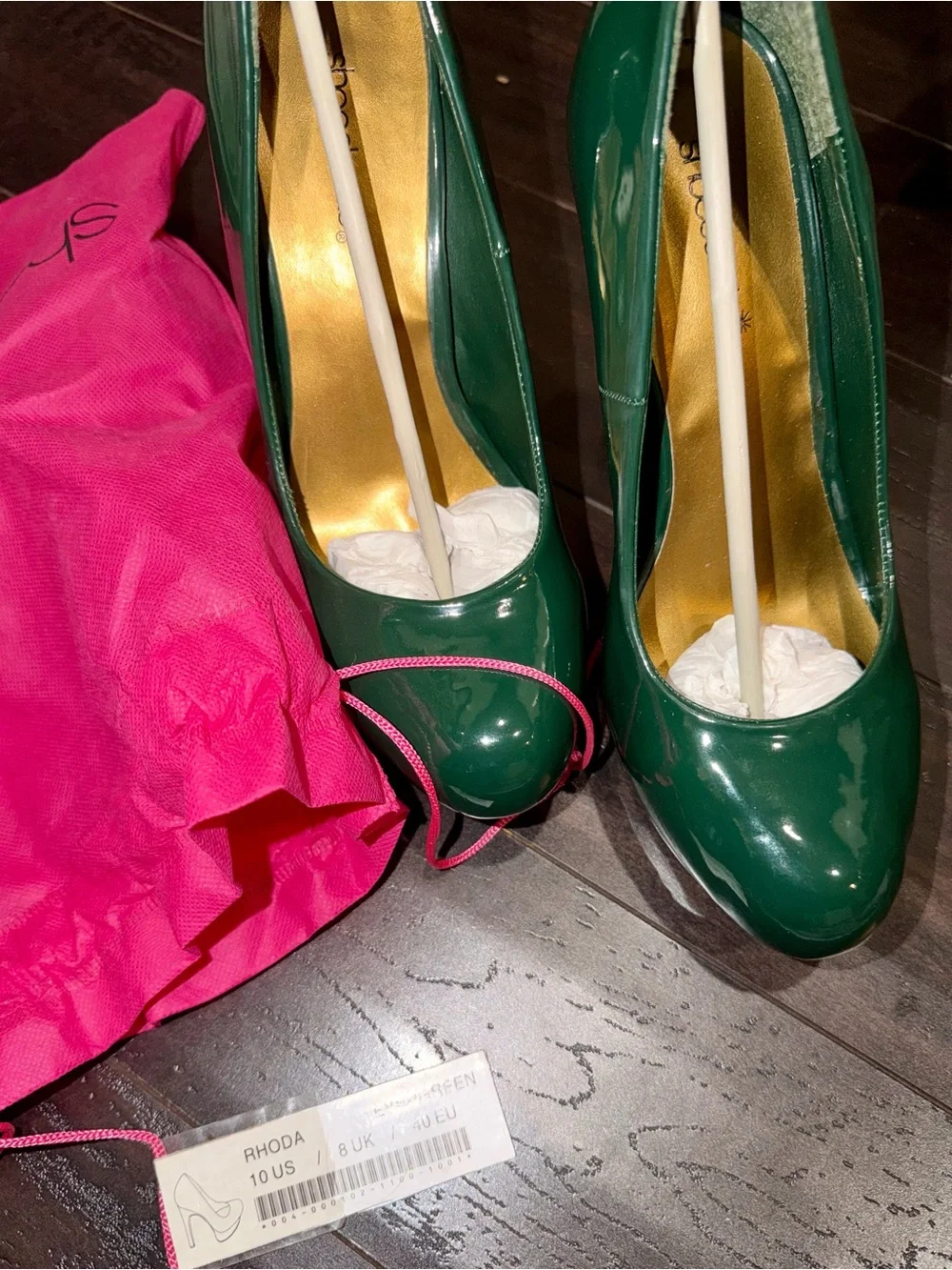 Shoe Dazzle Rhoda Patent High Heel Pumps